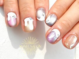 トレンドデザイン☆手描きおばけ