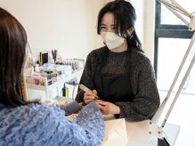 日常的に目に入る指先だからこそこだわりをもって施術します！