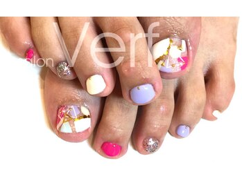 ネイルサロン べルフ(nail salon Verf)/フットペイントネイル