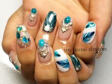 アン ジョーヌドラゴ/ブルー☆夏ネイル