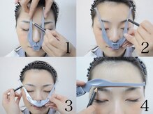 グラマラス プレジール 中野店(glamourous plaisir)/パーソナルアイブロウ工程その２