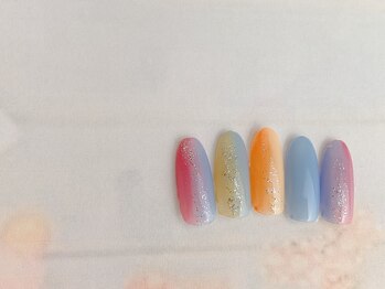 ネイルサロン&スクール ジーナ(GINA)/8月定額トレンドアート