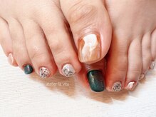 アトリエ ラビータ(atelier la vita)/クリアマーブル・マグネット