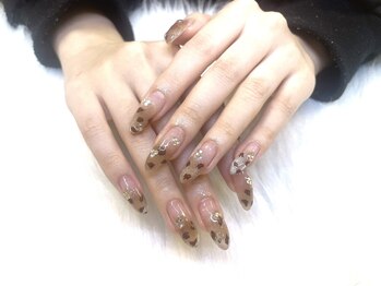 クイーンネイル 新宿(Queen nail)/長さだし持ち込みデザイン