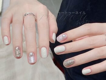 トゥートゥー(TOUTOU)/キラキラパールネイル