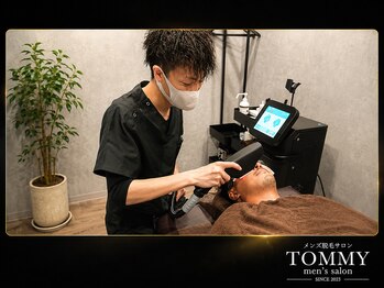 トミー(TOMMY)の写真/男性スタッフ施術で安心。最短距離で効果を実感♪男性の太い毛にも効果抜群!
