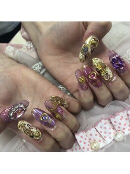 ネイルサロン パピリオ(Nail Salon papilio)/華やかネイル☆