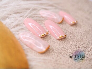 セッテネイル(Sette Nail)/透け感ピンクネイル[自由が丘]
