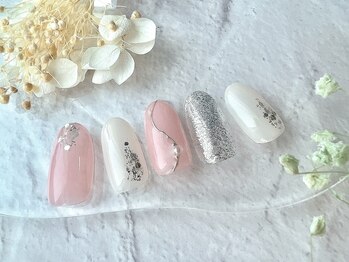 オリビアブルー(Olivia Blue)/シルバーラメシンプルニュアンス