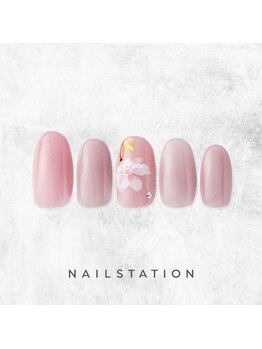 ネイルステーション ルミネ立川店(NAIL STATION)/フラワーネイル／パラジェル