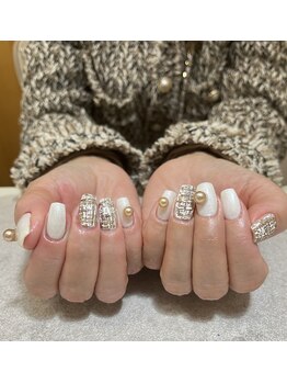 ネイルルーム カーム(nail room Calm)/ぽこぽこツィード