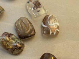 奥行きネイル/鉱物系ニュアンス