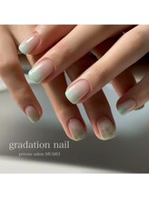 ムメイ(MUMEI)/ちぐはぐカラーグラデーション☆