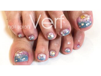 ネイルサロン べルフ(nail salon Verf)/ボーダーグラデ