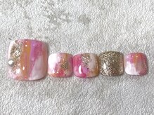 レイネイル 岐阜茜部店(RAY NAIL)/スプリングタイダイ