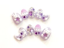 ネイルコレクション ピンク(Nail Collection Pink)/オーダーチップ☆３Ｄくまネイル