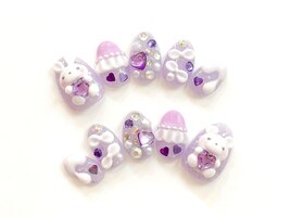 オーダーチップ☆３Ｄくまネイル