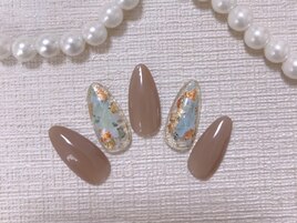 ニュアンス/大理石/金箔
