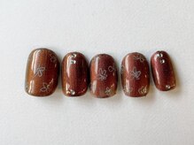 アイネイルズ 梅田店(I nails)/お花落書きネイル