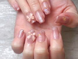 グラデーション　リボンパーツ