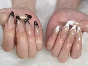 ネイリリー(NAILILY)の写真/チップ・スカルプ長さ出しOK☆スピーディー×高品質☆爪の形・長さ等でお悩みの方もデザインの幅が広がる♪