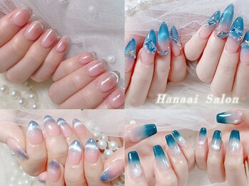 ハナアイ サロン 新宿店(hanaai salon)の写真/【初回オフ込★マグネット定額】最新トレンドも定額で安心！話題のフレンチ＆グラデの輝きを指先に。