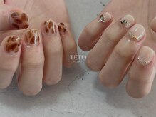 テト ネイルアンドアート 岐阜茜部(TETO)の雰囲気（ショートネイルも可愛くします。）