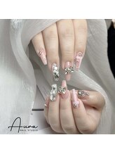 オーラネイル(Aura Nail)/ダークシンプルネイル