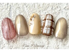 秋カラー×チェック柄￥8000