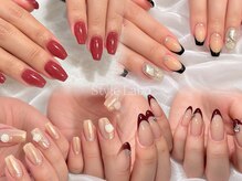 StyleLabo Nail 南青山/渋谷【ネイル/持ち込みデザイン/フィルイン/パラジェル】の雰囲気（秋ネイル【大人可愛い】深い色味で落ち着いた印象に）