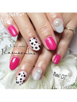 ダルメシアン柄 マットNail