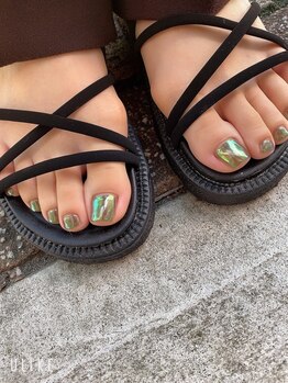 エミルアイラッシュ 東高円寺店(emile EYELASH)/フットワンカラー￥6000