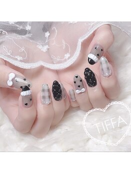 ブラックガーリーネイル