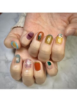 モアブルー(more blue)/個性派ネイル