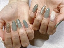 クララハンダ(CLALA Handa)/くすみグリーン