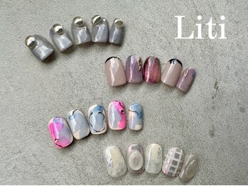 リティ(Liti)の写真/『Liti』でトータルコーデ♪ファッションに合わせたオリジナル手書きART!!パラジェル定額コースあります◎