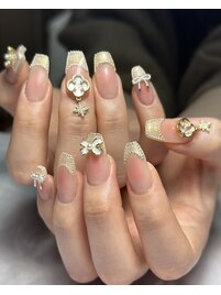 囲みオーロラフレンチ×チーク♪