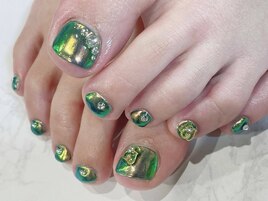 オーロラフットネイル