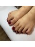 ◆[FOOT] ワンカラー◆ 口コミして頂いた方限定♪パラジェル対応◎￥4300