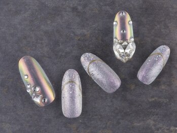 サンミーゴネイル 神戸店(Sunmego Nail)/ギャラクシーデカビジューネイル