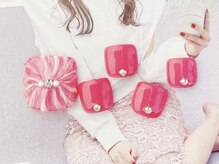 ネイルサロンフォーユー(for u)/ぷっくりフット￥7500