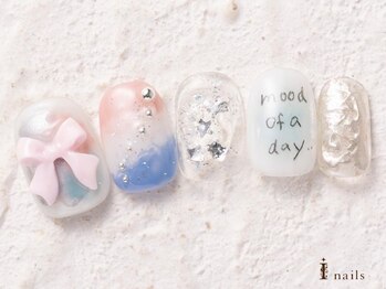 アイネイルズ 横浜WEST店(I-nails)/リボンインクアート11500円