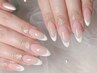 【スカルプ】【新規】Gel-X 長さ出し＋バーチャルフレンチ¥15800⇒13800