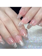 クイーンズビューティーサロン 歌舞伎町店(Queen's beauty salon)/マグネットグラデーションネイ