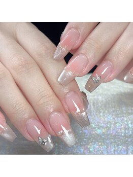 クイーンズビューティーサロン 歌舞伎町店(Queen's beauty salon)/マグネットグラデーションネイ