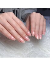 ホワイトネイル 難波店(WHITE NAIL)/ワンカラー/ちゅるん/ベージュ