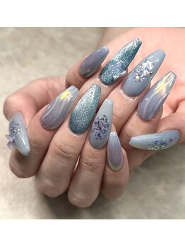 ジュジュル 稲毛本店(jujur)/長さだしデザインネイル