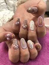 ネイルサロン パピリオ(Nail Salon papilio)/パールネイル☆