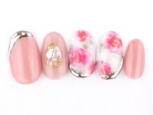 ネイルサロン アテナ(Athena)/アートコース/スモーキーピンク