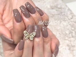 バタフライネイル￥7700